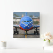 737 LUCHTVAARTMAATSCHAPPIJ VIERKANTE KLOK (Huis)