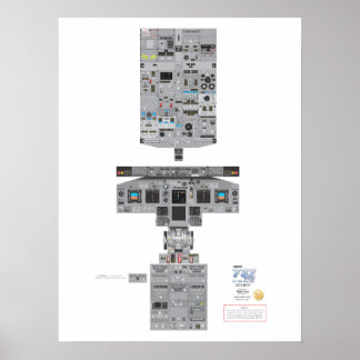 737NG-cockpitPoster Poster
