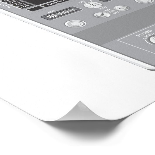 737NG Poster met lagere frequentie (Hoek)