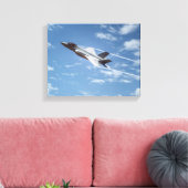 7398-straaljagers canvas afdruk (Insitu (Woonkamer))