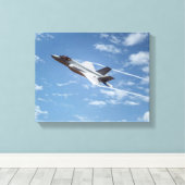 7398-straaljagers canvas afdruk (Insitu (Houten vloer))