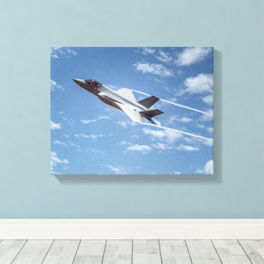 7398-straaljagers canvas afdruk (Insitu (Houten vloer))