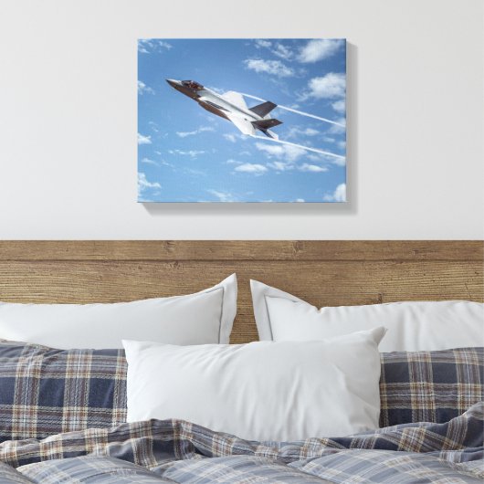 7398-straaljagers canvas afdruk (Insitu (Slaapkamer))