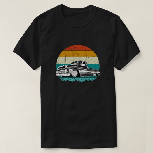  73-87 Mini C10 Truck Slammed Graphic T-Shi T-shirt (Design voorkant)