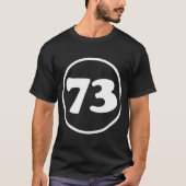 73 - Beste getal T-shirt (Voorkant)