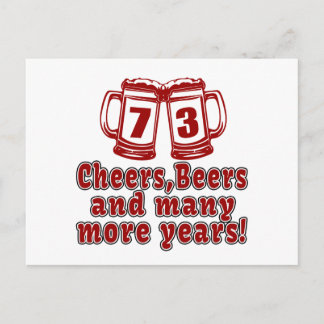 73 Cheers Bier Verjaardag Briefkaart