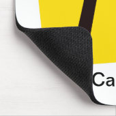 73 de RadioMuismat van de Ham past het Teken van d Muismat (Hoek)