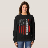 73 Diesel Power Stroke American Flag PowerLine E Trui (Voorkant volledig)