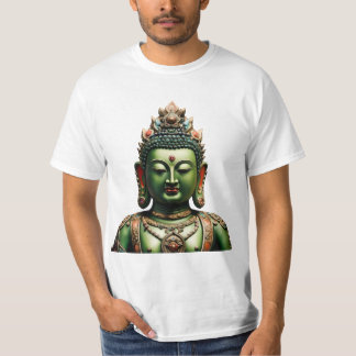 73 Groene Tara - Boeddhistisch Masker T-shirt