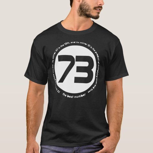 73 is het beste aantal Classic T-Shirt (Voorkant)