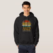 73 jaar oud 1952 Retro Geweldige 73e verjaardag ca Hoodie (Voorkant volledig)