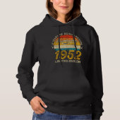 73 jaar oud 1952 Retro Geweldige 73e verjaardag ca Hoodie (Voorkant)