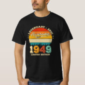 73 jaar oud Geweldige sinds 1949 73e verjaardag gi T-shirt (Voorkant)