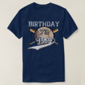 73 jaar oude honkbal t-shirt (Design voorkant)