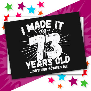 73 Jaar Oude Sarcastische Meme Grappige 73e Verjaa Briefkaart