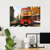 73 London Bus Full Color Poster (Thuiskantoor)