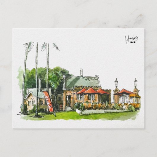 73: Victoria Park Cafe Briefkaart (Voorkant)