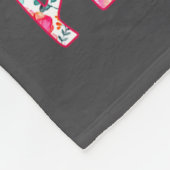 73 Year Old Made In 1953 Floral 73rd Birthday Wome Fleece Deken (Hoek)