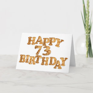 73e Birthday-kaart voor een koekjesliefhebber Kaart