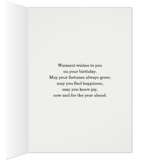 73e diagonaal ontwerp zwarte lijn Birthday (Binnen (Rechts))