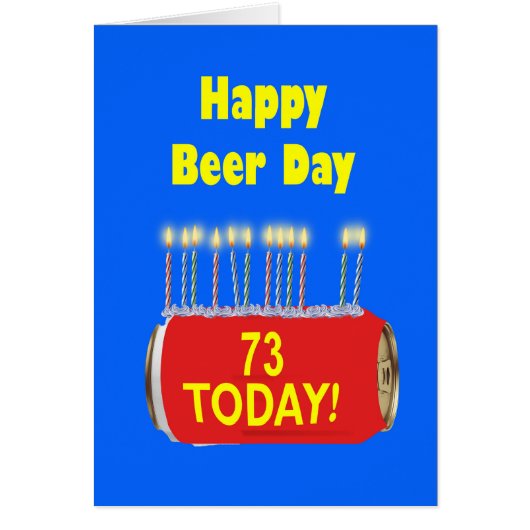 73e Happy Beer Day Verjaardag (Voorkant)