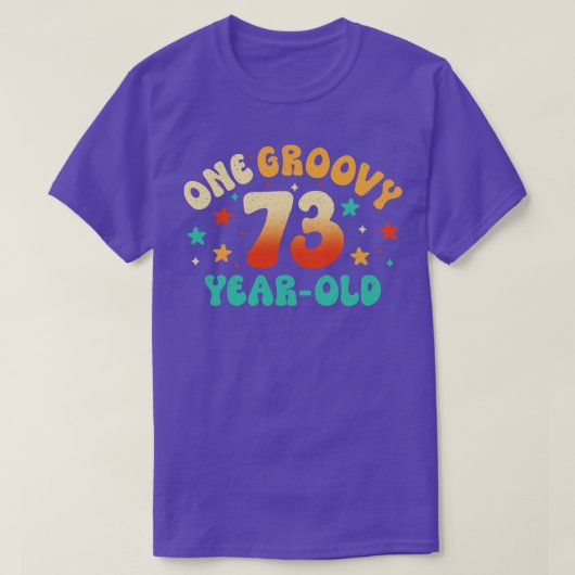 73e verjaardag 1 t-shirt (Design voorkant)