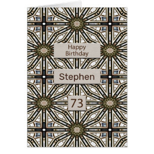 73e verjaardag Abstract Mandala Design