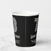 73e verjaardag — Art Deco Geïnspireerde look "73" Papieren Bekers (Rechts)