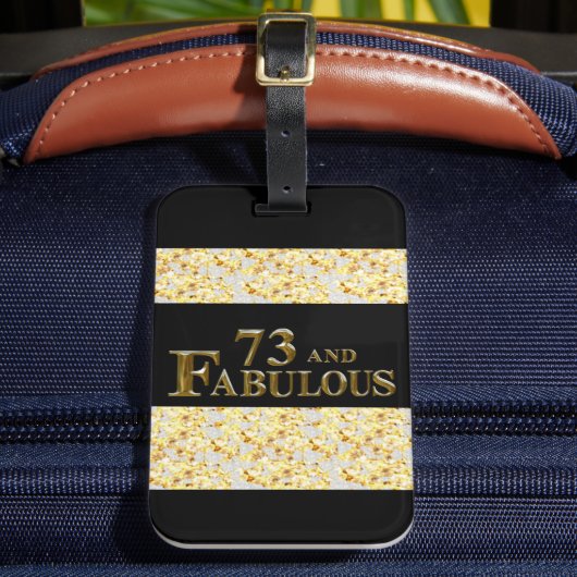 73e verjaardag  bagagelabel (Voorkant Insitu 2)