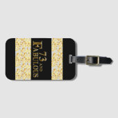 73e verjaardag  bagagelabel (Voorkant (horizontaal))