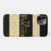 73e verjaardag Case-Mate iPhone case (Achterkant (horizontaal))