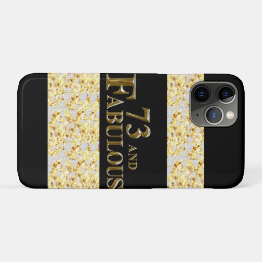 73e verjaardag Case-Mate iPhone case (Achterkant (horizontaal))