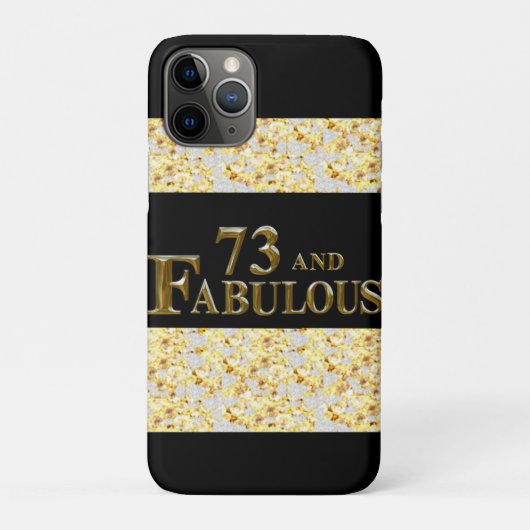 73e verjaardag Case-Mate iPhone case (Achterkant)