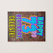 73e verjaardag ~ Fun, geïnspireerd door Urban Graf Legpuzzel (Horizontaal)