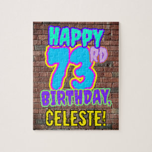 73e verjaardag ~ Fun, geïnspireerd door Urban Graf Legpuzzel