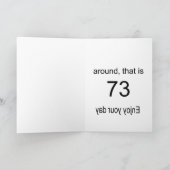 73e verjaardag kaart (Binnen)