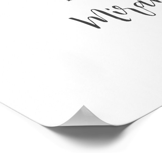 73e verjaardag nummer 73 aangepaste fotocollage poster (Hoek)