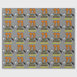 73e verjaardag: Spooky Halloween Thema, aangepaste Cadeaupapier