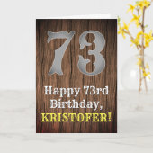 73e verjaardag: Westerne kijk op land, naam Kaart (Gele Bloem)