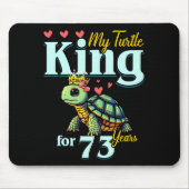 73rd Wedding Anniversary Couples My Turtle King Fo Muismat (Voorkant)