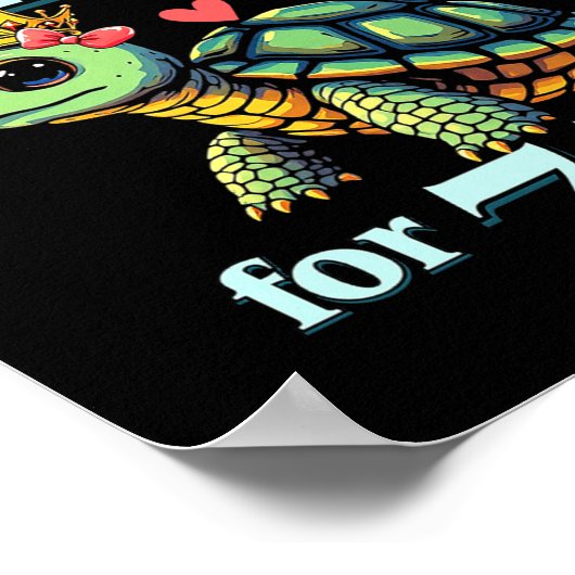 73rd Wedding Anniversary Couples My Turtle King Fo Poster (Hoek)