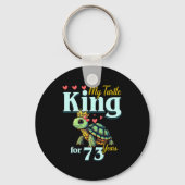73rd Wedding Anniversary Couples My Turtle King Fo Sleutelhanger (Voorkant)