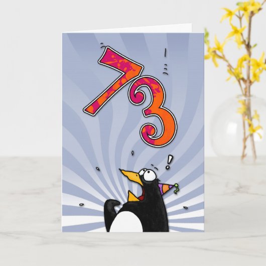 73ste Verjaardag - de Kaart van de Verrassing van (Gele Bloem)