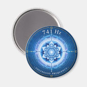 741 Hz Solfeggio Frequentie Magneet (Voorkant / Achterkant)