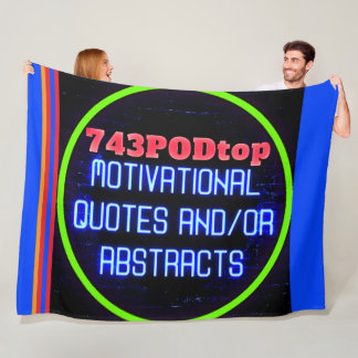 743PODtop Zazzle Store FLEECE DEKEN! Deken