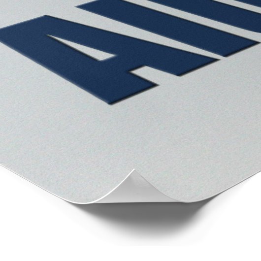 747 ALUMINIUMOVERCAST POSTER (Hoek)