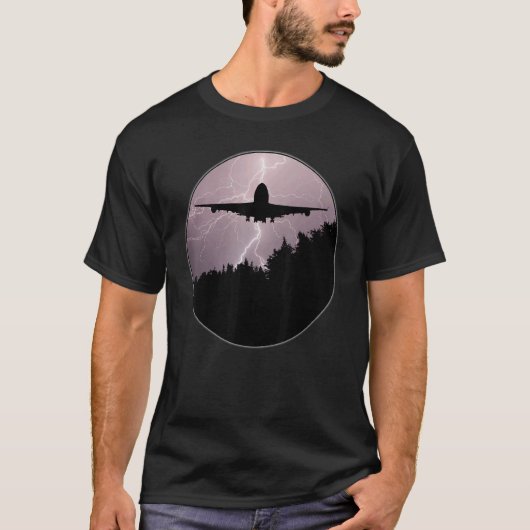 747 Jumbo Jet Aviation Plane Spotting T-shirt (Voorkant)