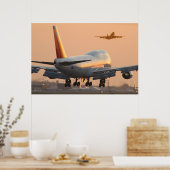 747 LUCHTVAARTMAATSCHAPPIJ POSTER (Keuken)