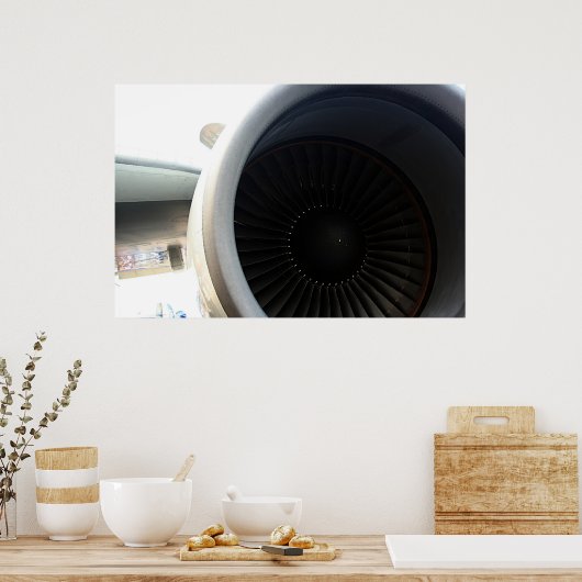 747 Motor Poster (Keuken)