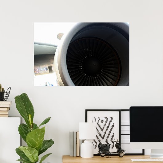 747 Motor Poster (Thuiskantoor)